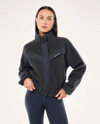 Women's P.E Nation Shelter Sherpa in Marine Blue