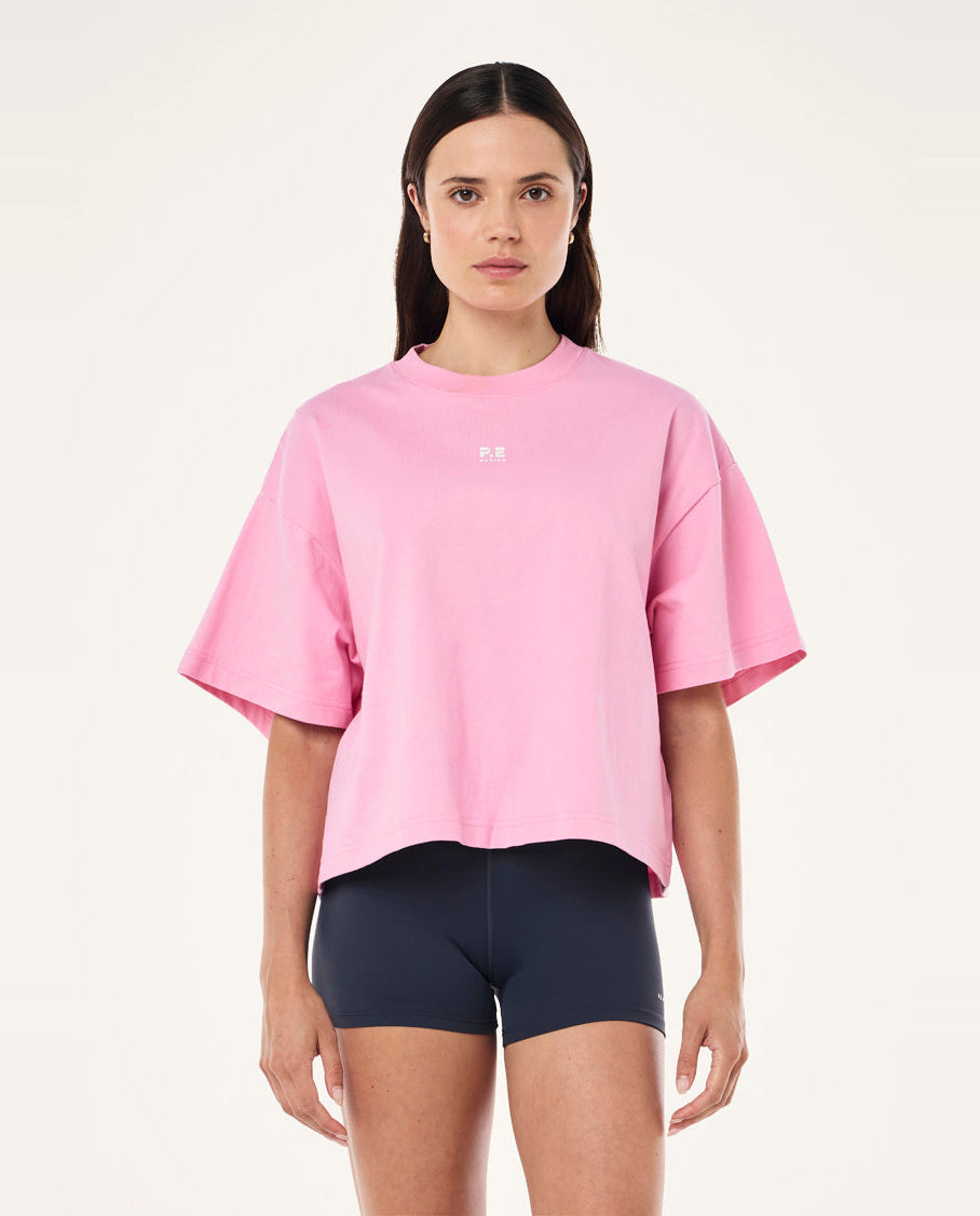 Women's P.E Nation Pink Superfine Tee