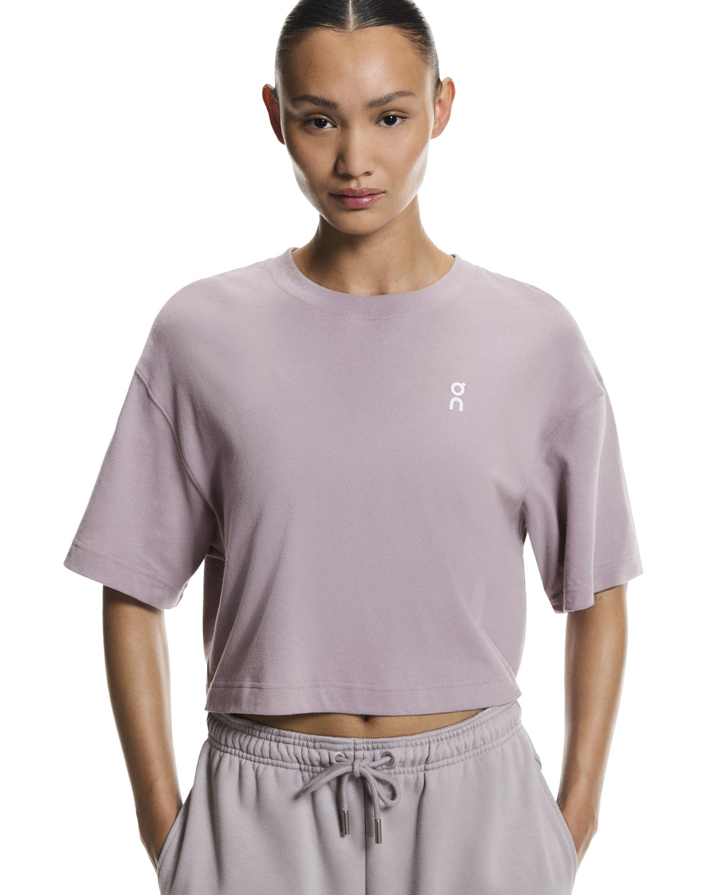 Women's On Running Club Boxy T-Shirt in Heron