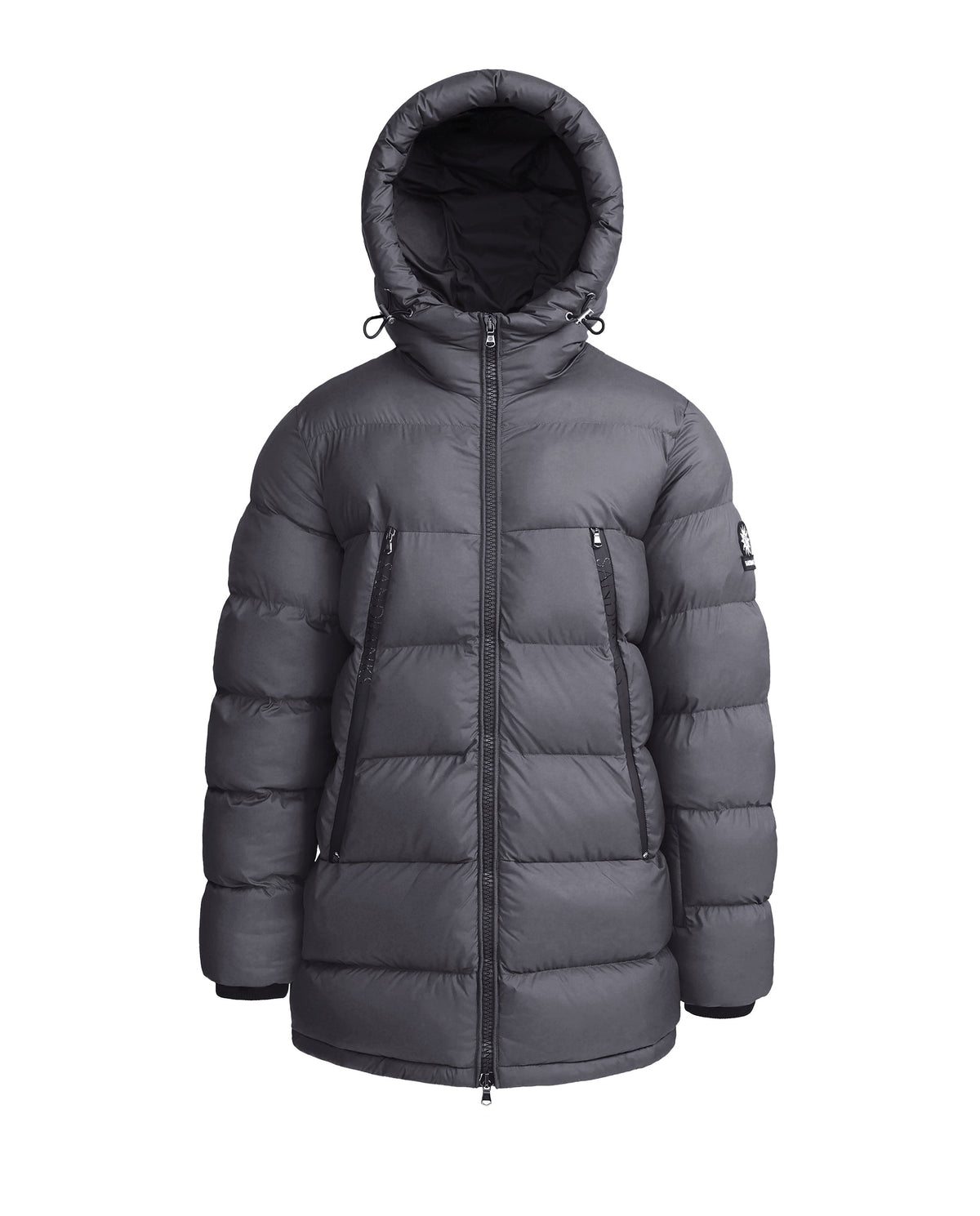 Men's Sandbanks Ravine Charcoal Mid Puffer Jacket — image 01