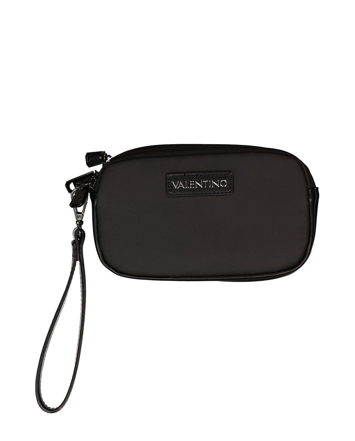 Men's Valentino Bags Stellar Black Triple Zip Soft Cosmetic Case