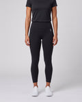 Women's On Running Studio Tights 7/8 Black worn by model