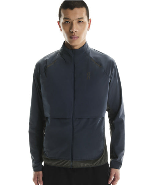 Men's On Running Weather Jacket Insulated in Navy I Eclipse