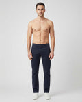 Men's Paul Smith Navy Elasticated Drawstring Trouser — on model