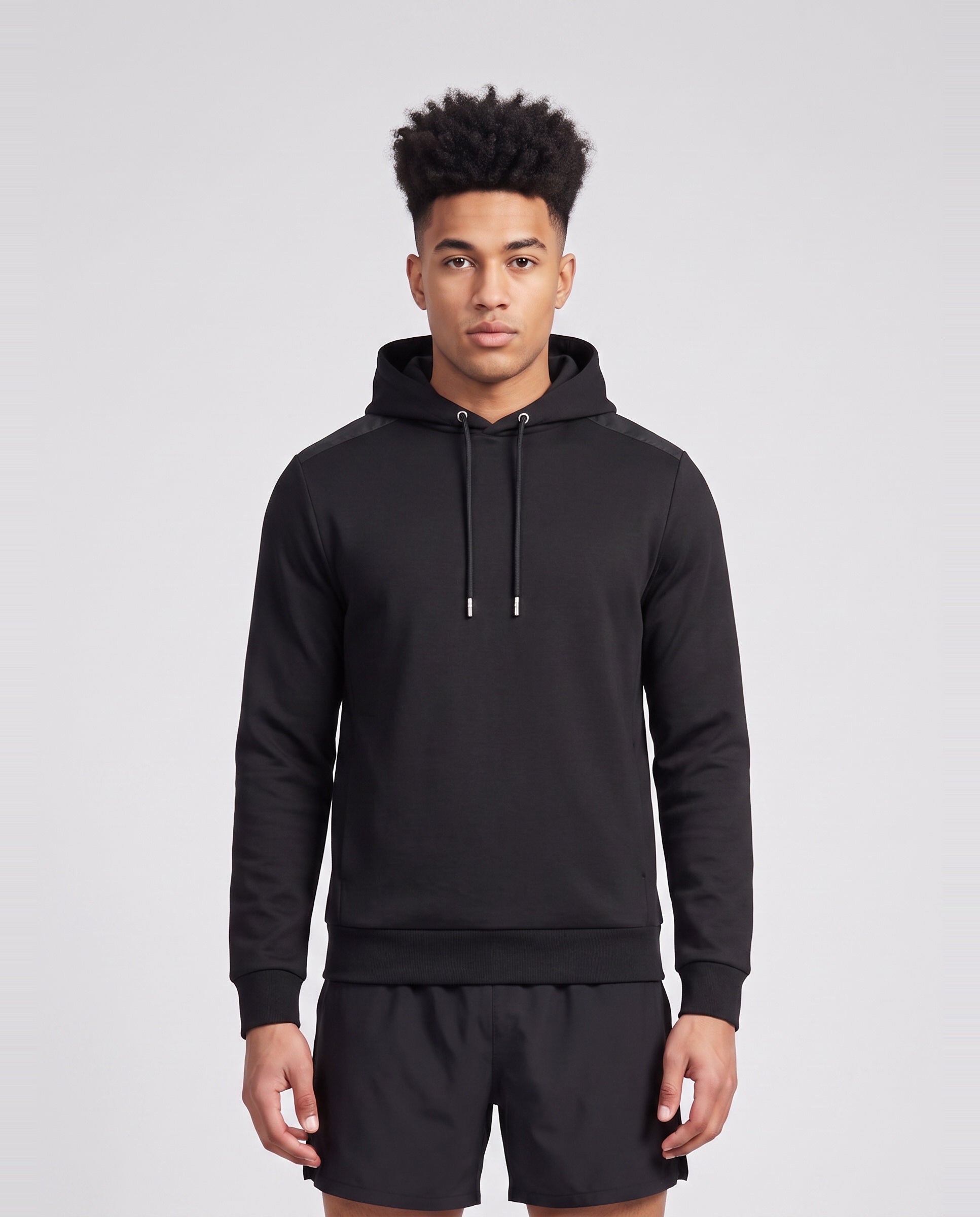Men's Catini Coporto Hoodie in Black — on model