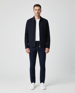 Mens Les Deux Navy Como Coach Jacket on model