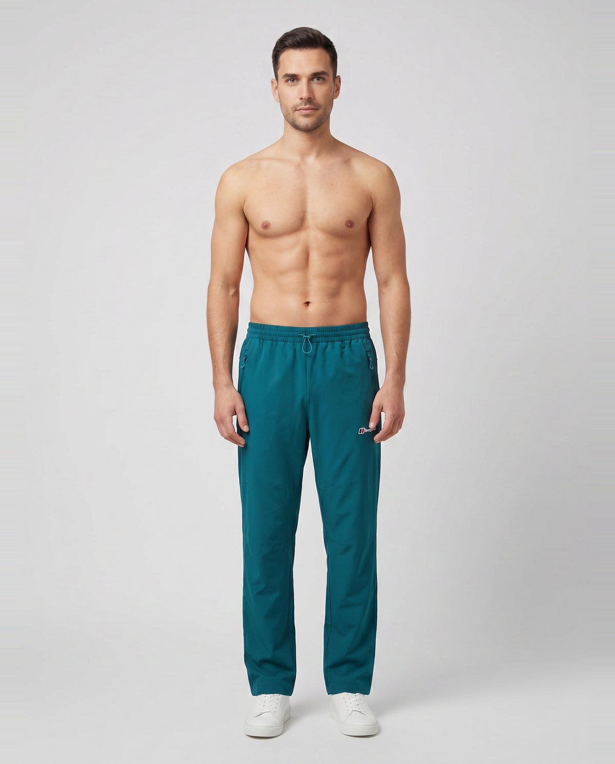 Men's Berghaus Dark Blue Greenbank Pant — on model