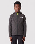 Kids The North Face Teen MA  Anthracite Grey Woven Jacket — on model
