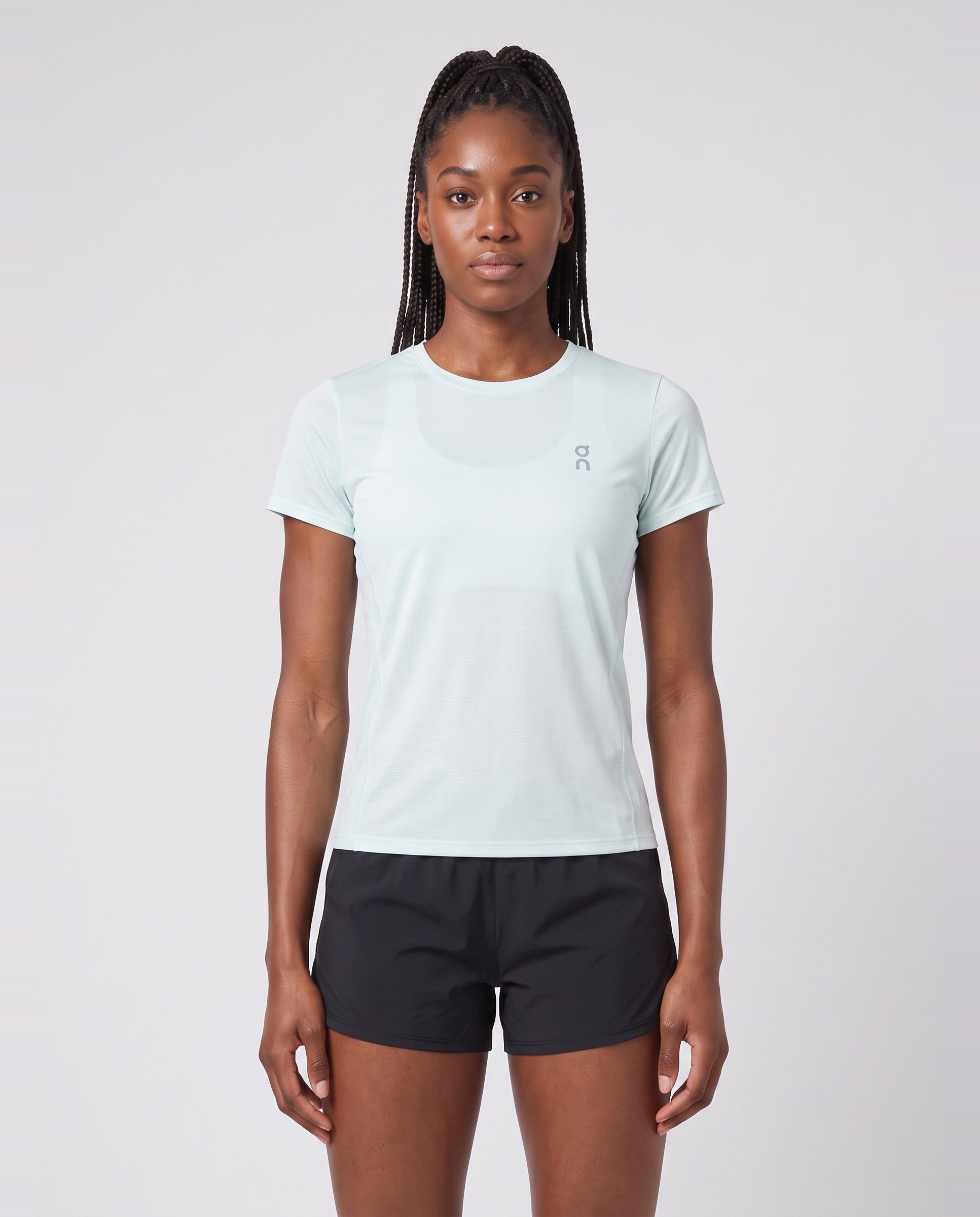 Women's On Running Core-T 1 Flurry — on model
