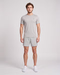 Men's On Running Core-T 1 Apollo & 7" Core Shorts 1 Apollo Set — on model