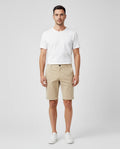 Men's Sandbanks Stone Chino Shorts on model
