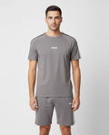 BOSS Bodywear & Swimwear Balance Short Set Dark Grey Nightwear on model
