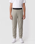 Boy’s The North Face Grey Mountain Athletics Joggers — on model