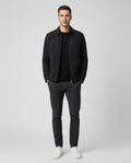 Mens Belstaff Grid  BLACK Overshirts on model