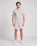 Men's On Running Alloy Train T Shirt & Alloy Train Shorts Set — on model