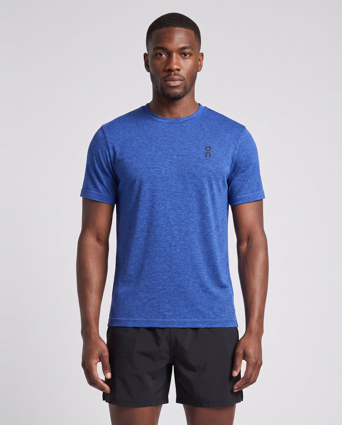 Men's On Running Train Flex-T 1 Jay Heather — on model
