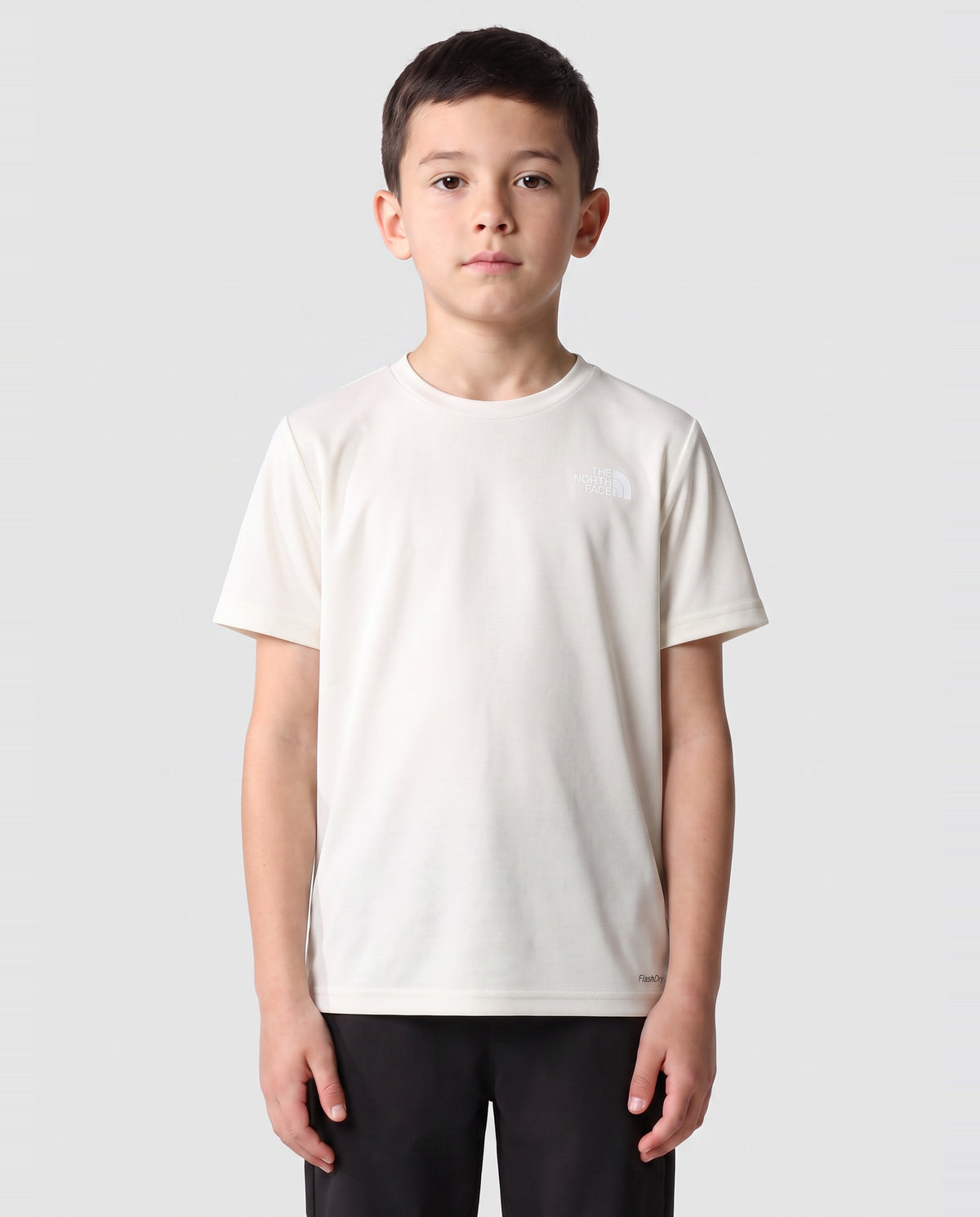 Teen The North Face New 24/7 SS T-Shirt White — on model