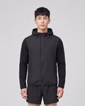 Men's Catini Trentino Tech Hoodie Jacket in Black — on model