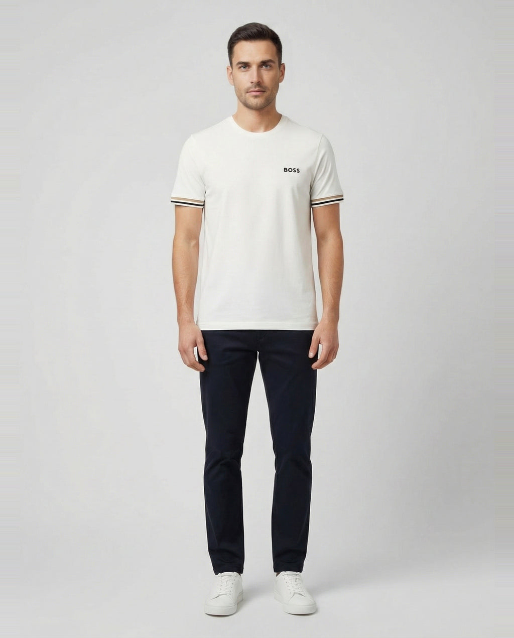 BOSS Green T_Phoenix Pro Black Trousers - Model Shot