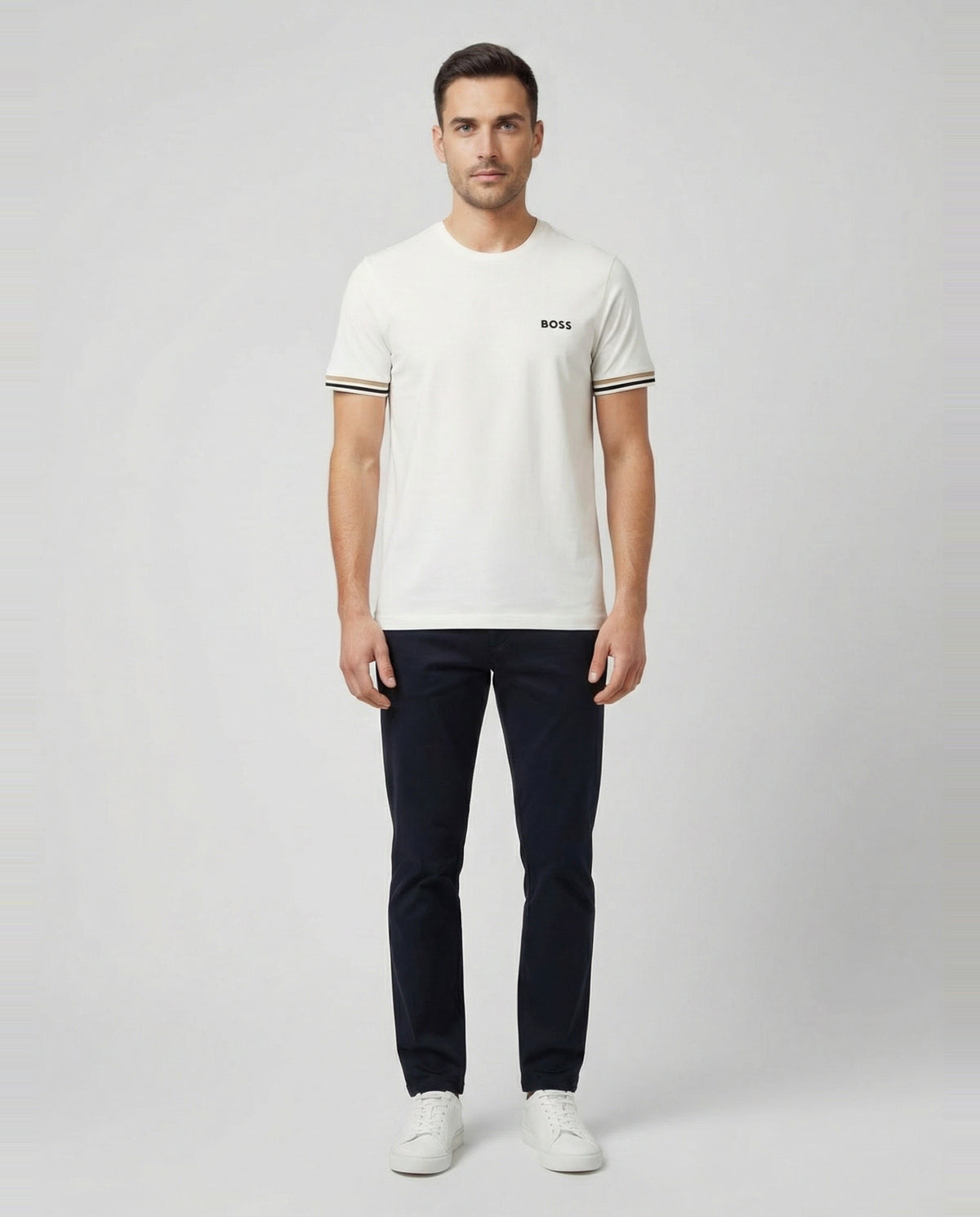 BOSS Green T_Phoenix Pro Black Trousers - Model Shot