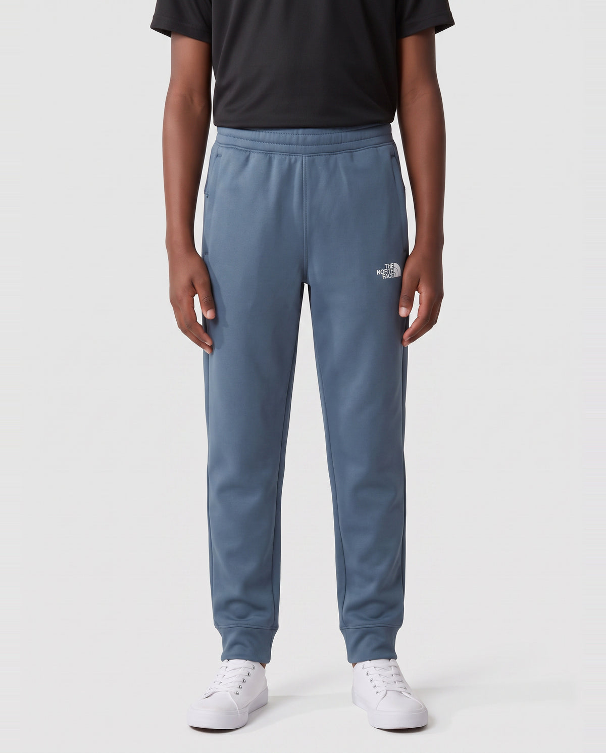 Teen The North Face Performance Fleece Joggers Granite — on model