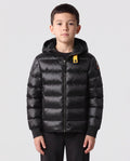 Boys Parajumpers Black Pharrell Jacket — on model