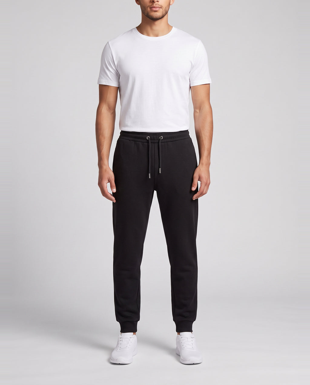 Men's Catini Coporto Joggers in Black — on model