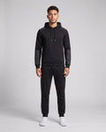Men's Catini Coporto Hoodie in Black & Coporto Joggers Tracksuit Set — on model