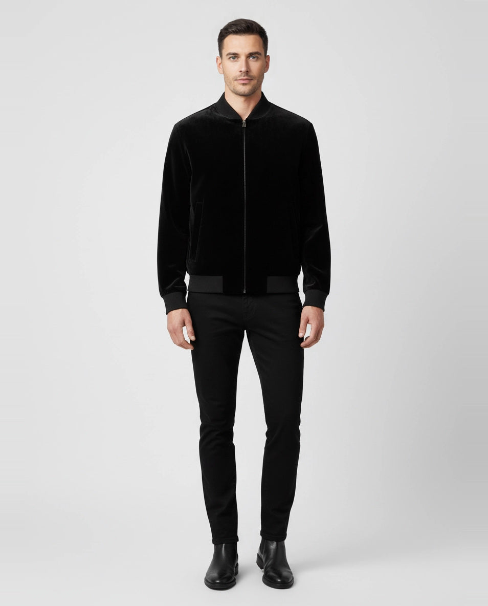 Men's BOSS Black C-Hanry-BMB-244 Jacket on model