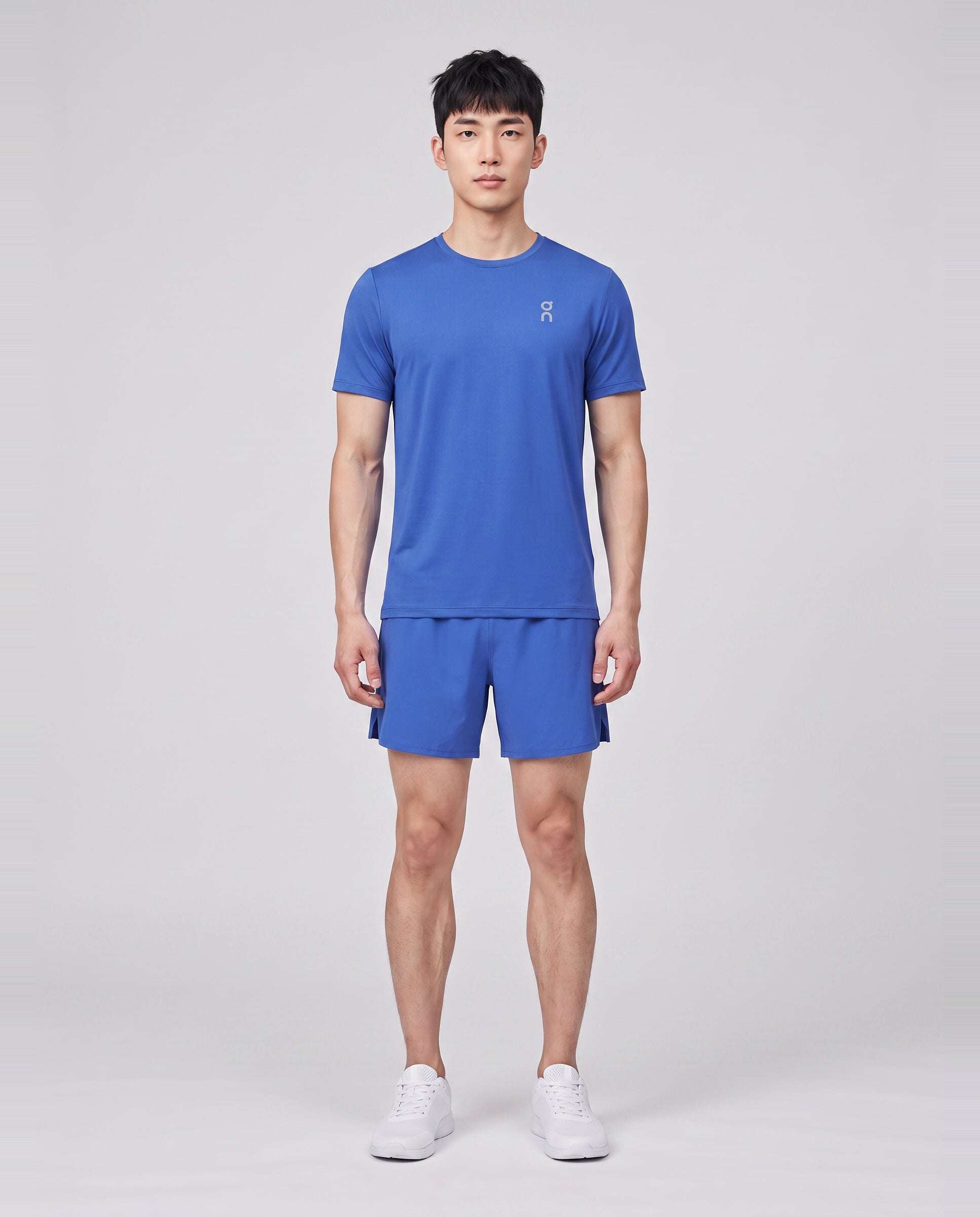 Men's On Running Core-T 1 Jay & 7" Core Shorts Set — on model