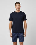 Men's BOSS Black Mono Navy Lounge Set on model