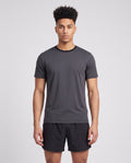 Men's On Running Black Focus T Shirt — on model
