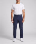 Men's Catini Leggero Lightweight Trousers in Midnight Blue — on model