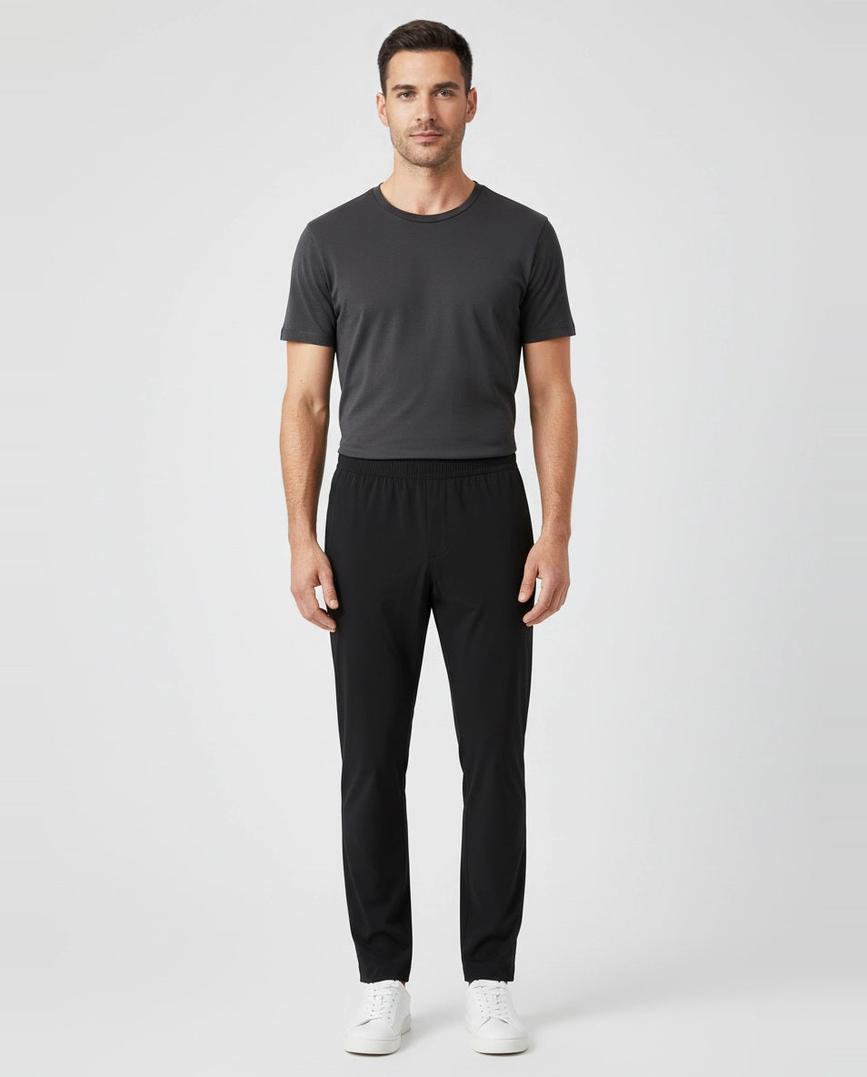 Men's BOSS Black T_Leggenda Trousers on model