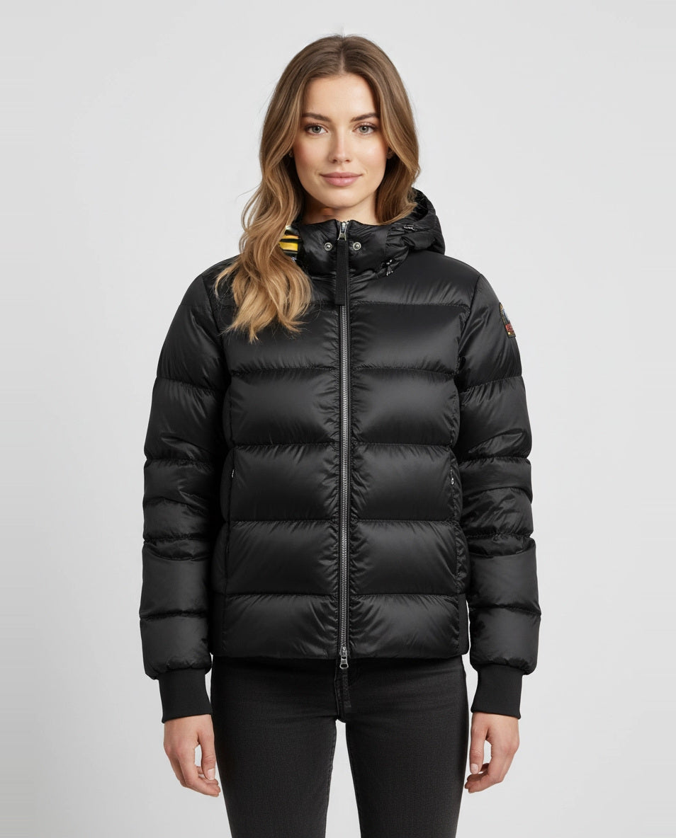 Women's Parajumpers Pencil Black Mariah Jacket on model