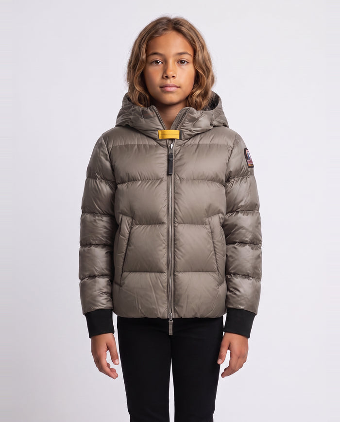 Girls Parajumpers Tilly Jacket in Slate Mud