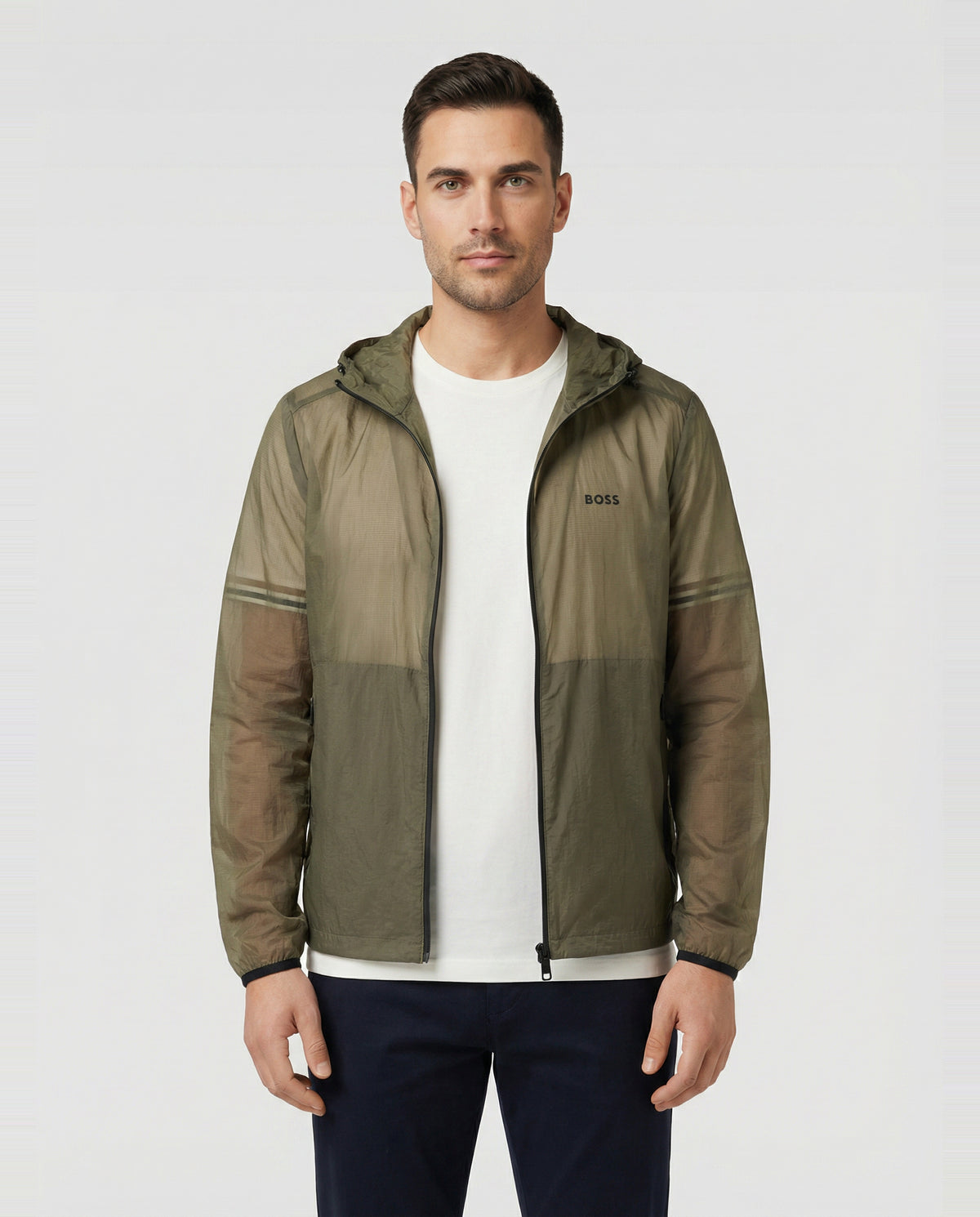 BOSS Green OW_Airynix JT HD Light/Pastel Green Jacket - Model Shot