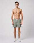 Men's Sandbanks Army Logo Recycled Swim Short — on model