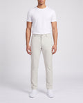 Men's Catini Leggero Lightweight Trousers in Stone — on model