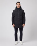 Men's UBR Titan Parka in Black — on model