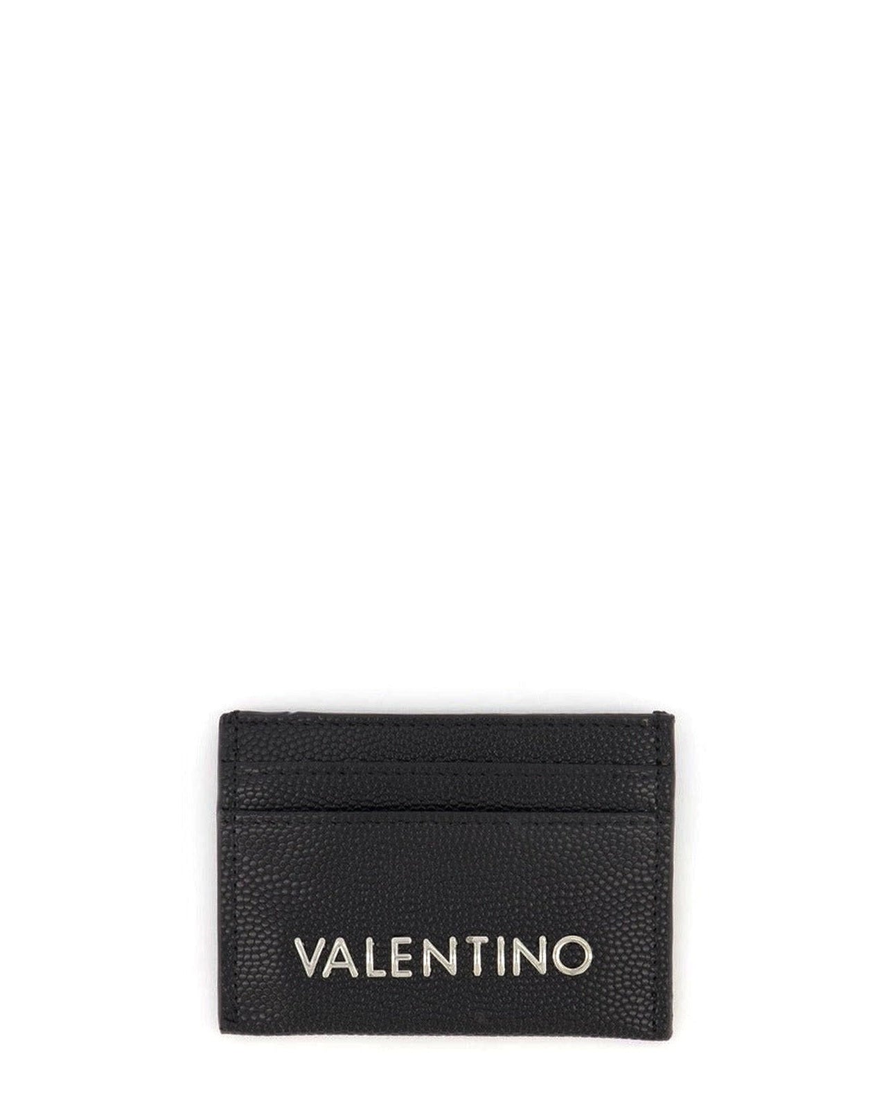 Women's Valentino Bags Black Divina Credit Card Wallet