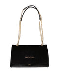 Women's Valentino Ocarina Winter Flap Bag In Black