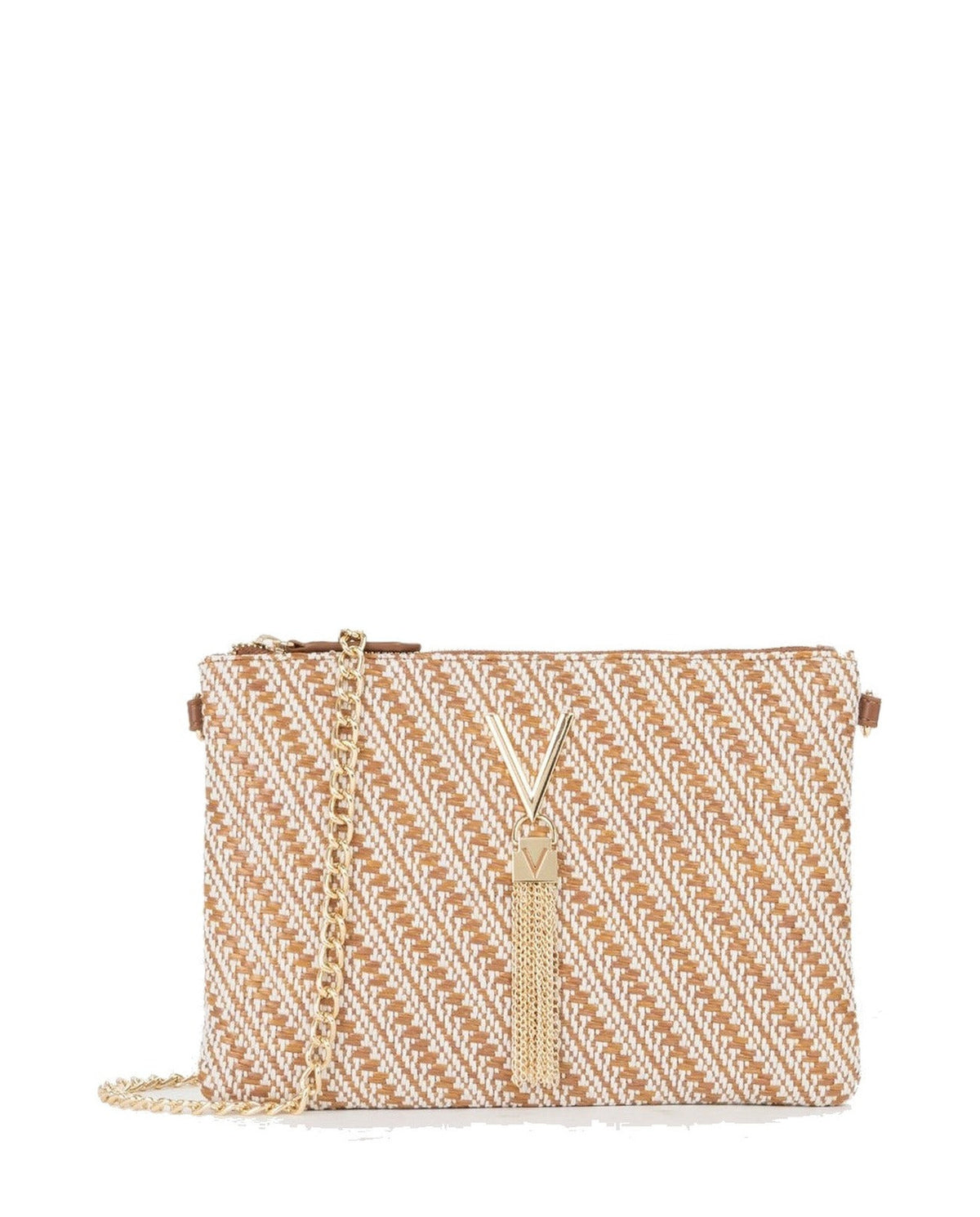 Women's Valentino Divina Summer Pochette in Tan