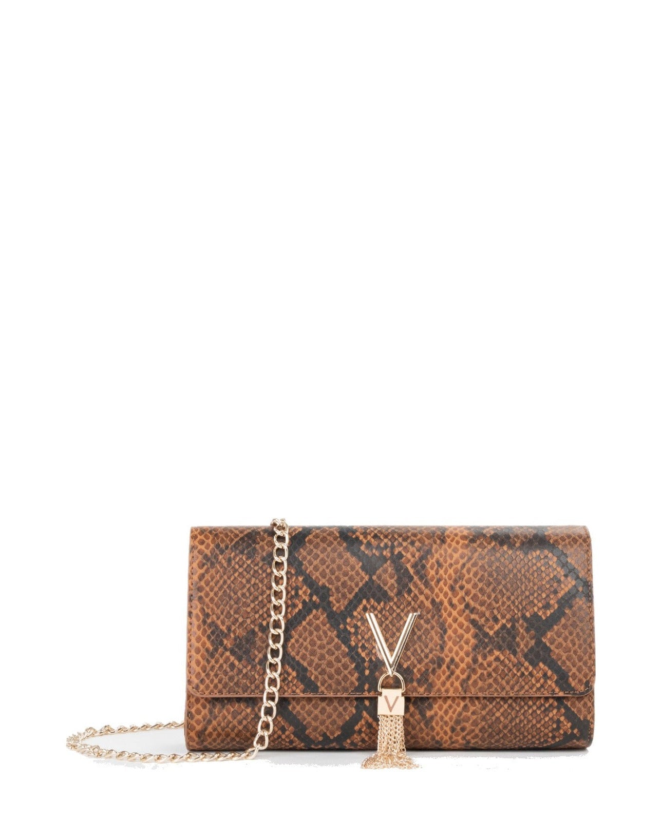 Women's Valentino Divina Winter Pochette Bag In Cuoio