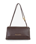 Women's Valentino Fable Re Flap Bag In Dark Brown