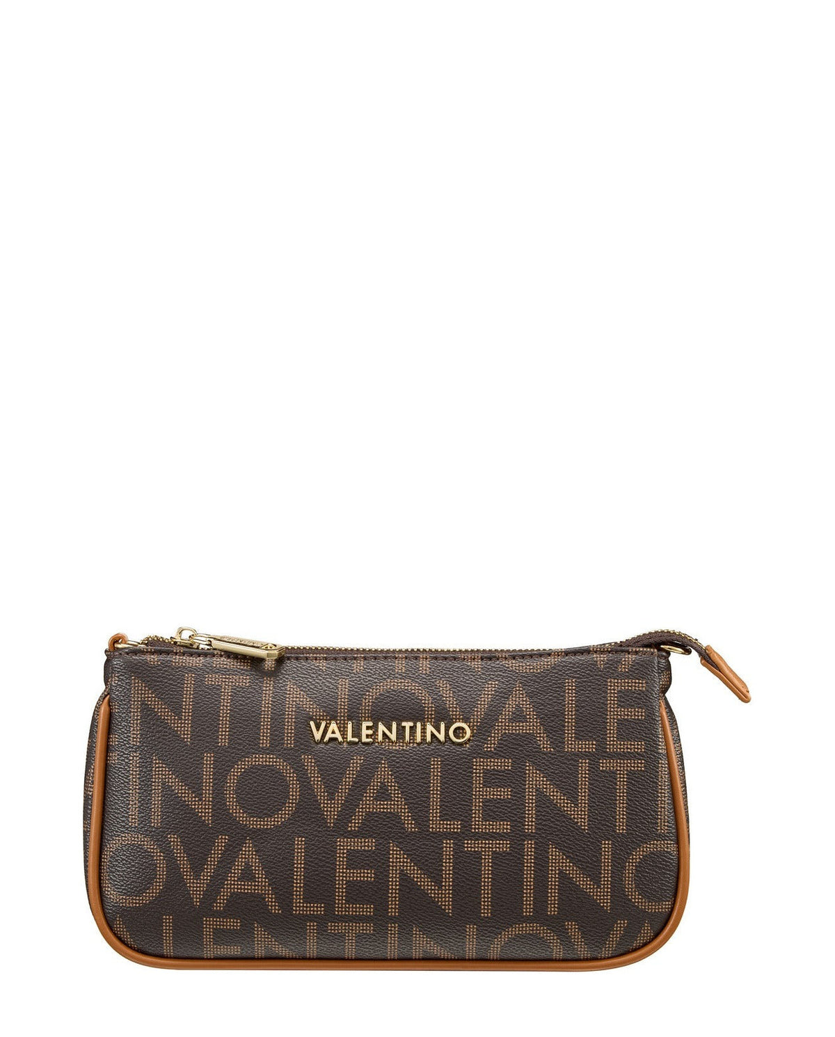 Women's Valentino Regina Re Shoulder Bag In Dark Brown