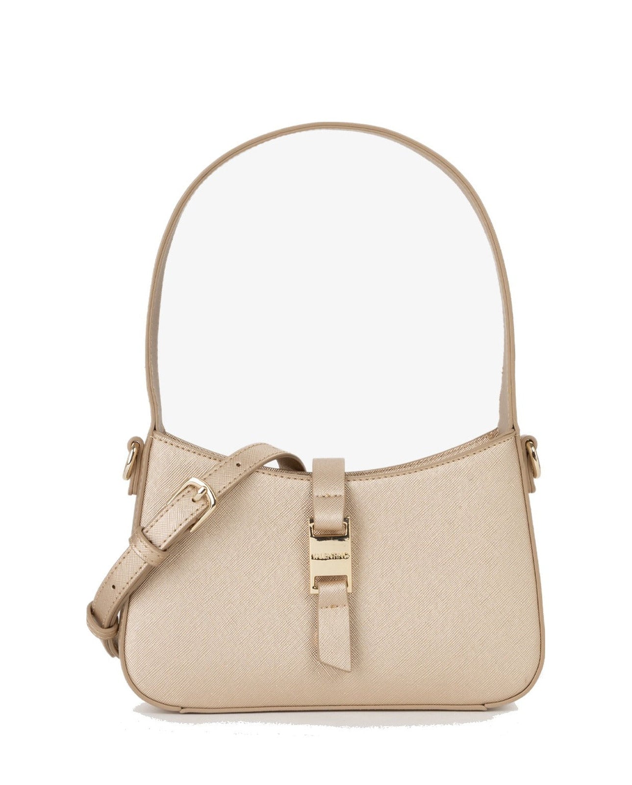 Women's Valentino Slope Shoulder Bag In Champagne