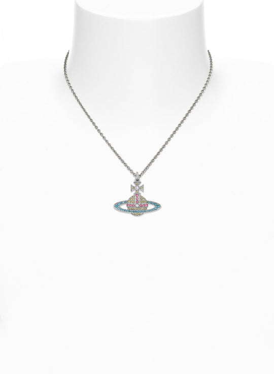 Vivienne Westwood Kika, Aqua, Rose Crystal Necklace