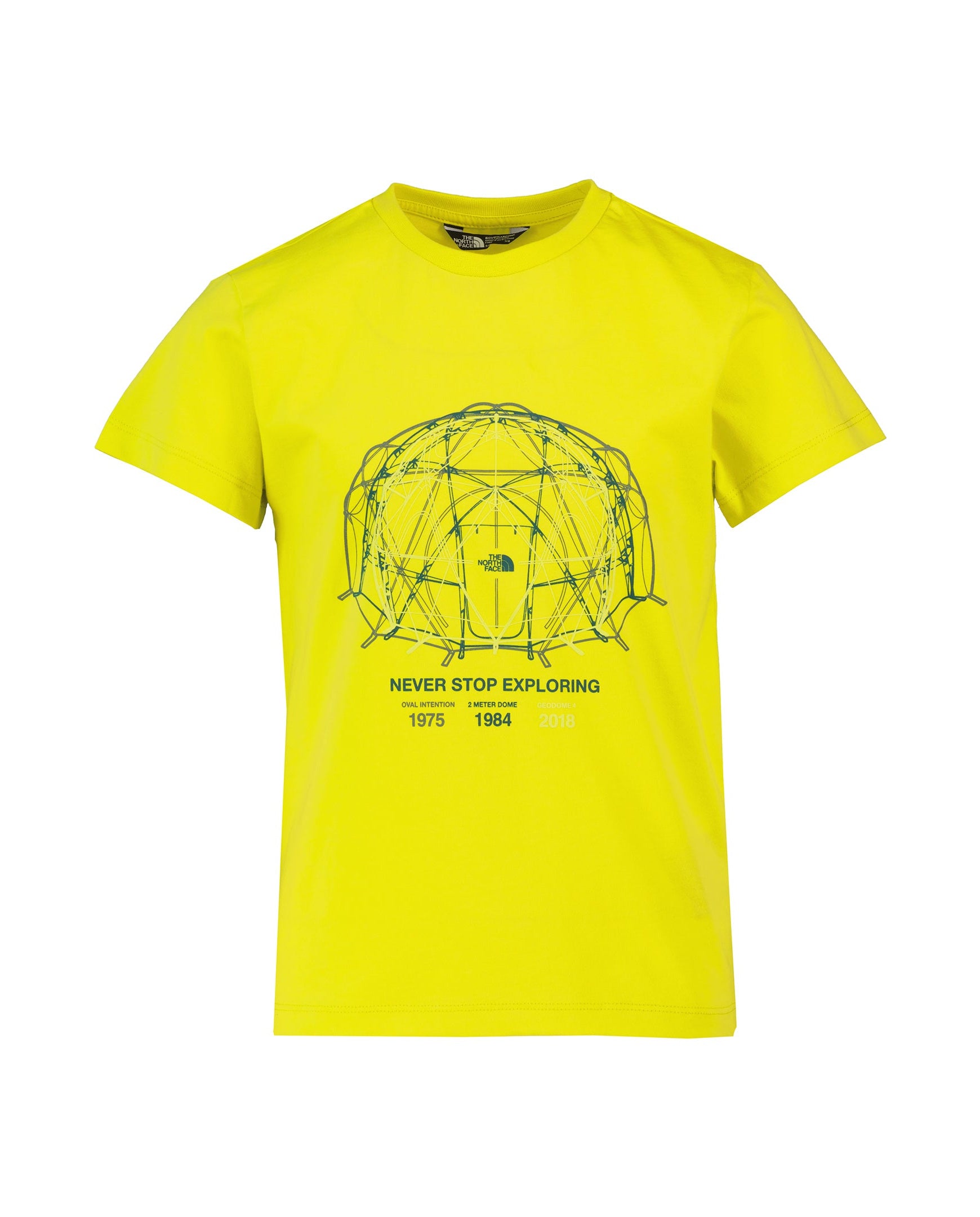 Boy's The North Face Sulphr Green Graphic Relaxed T Shirt