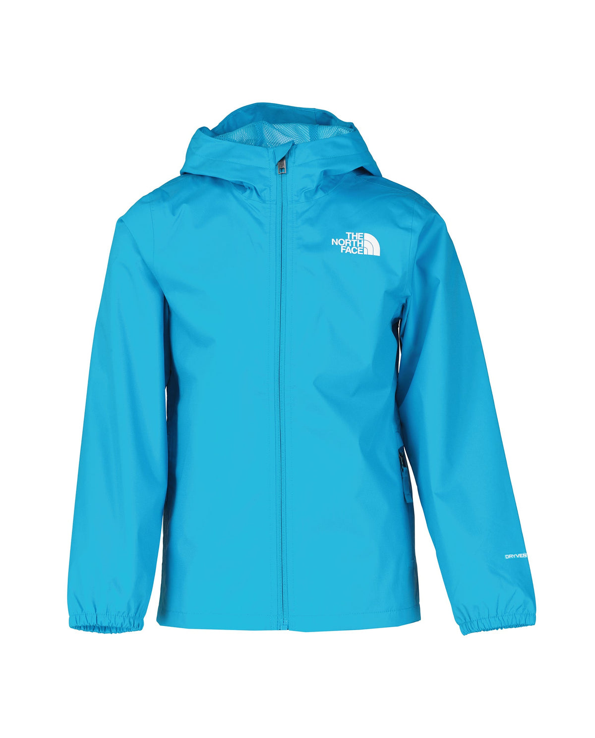 Kids The North Face Teen Zipline Meridian Blue Rain Jacket